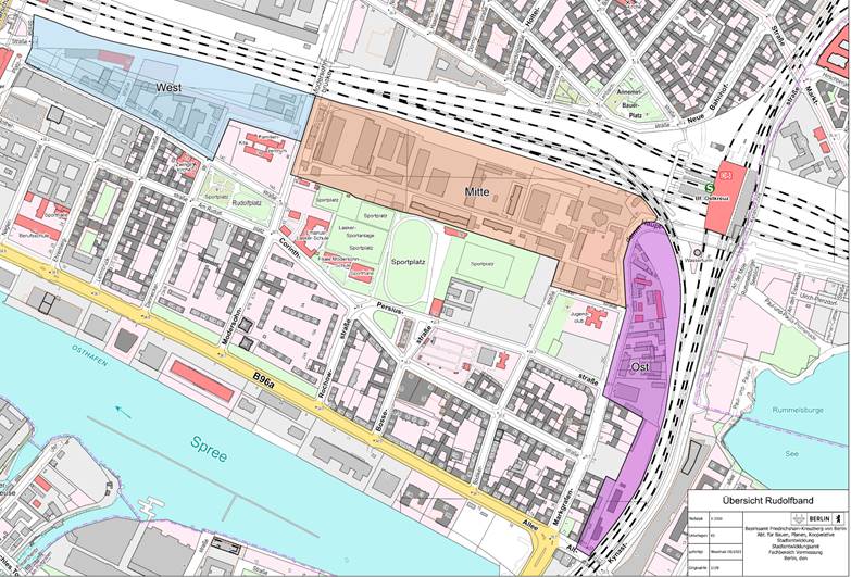 grafische Übersicht des städtebaulichen Entwicklungsraums 